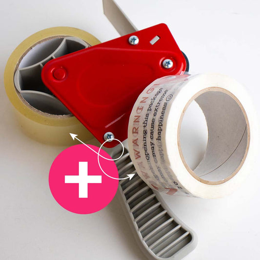 PVC tape 2 kleuren bedrukt