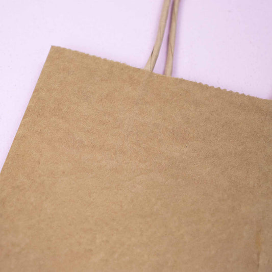 50x papieren tassen bruin kraft diverse formaten