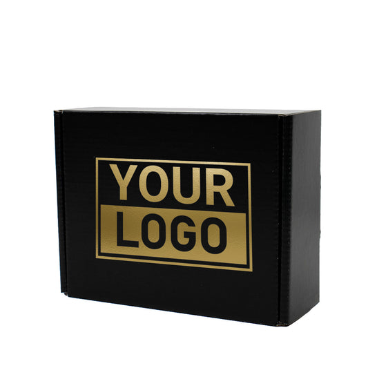 Postdozen bedrukken Zwart 160x130x60mm