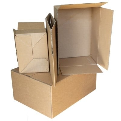 Verzenddozen met autolock bodem Budget 200x150x100mm