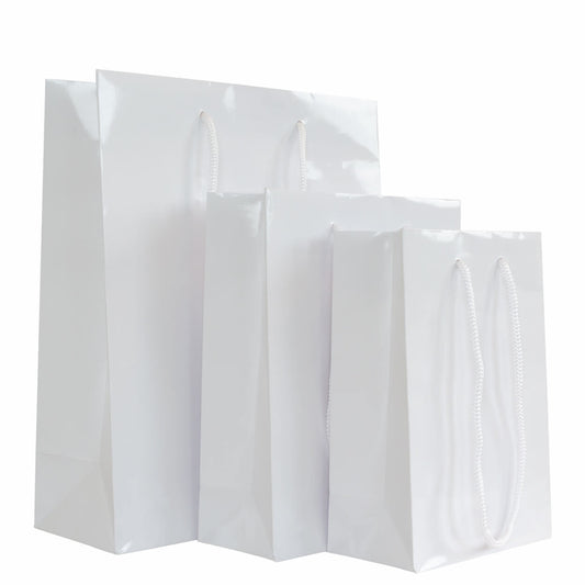 10x cadeautasjes Wit Extra klein