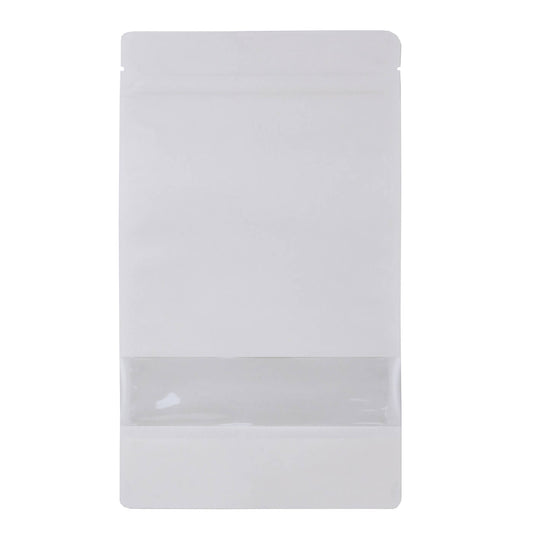 100x Stazakken met Venster Wit 16x27cm