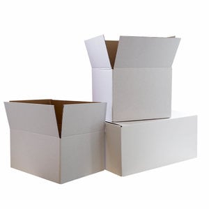 Kartonnen dozen wit 395x290x275mm