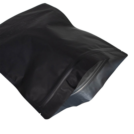 100x Stazakken mat Zwart 25x34cm