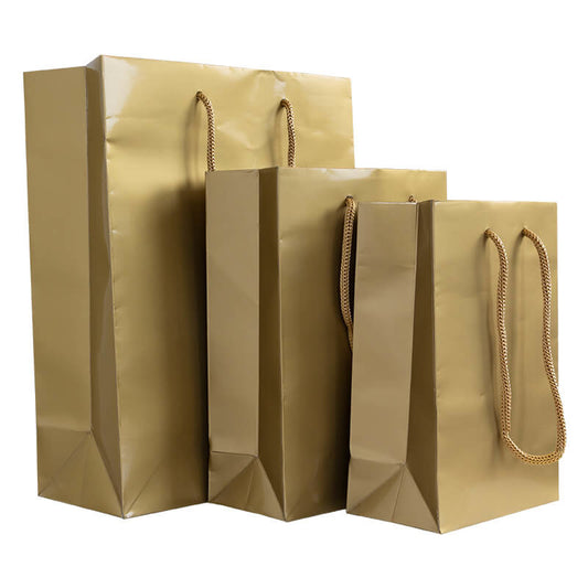10x cadeautasjes Goud Extra klein