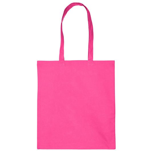 25x katoenen tas Fuchsia 38x42cm