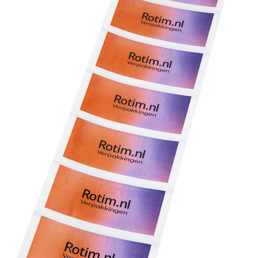 Stickers laten drukken - Rechthoek - Full colour