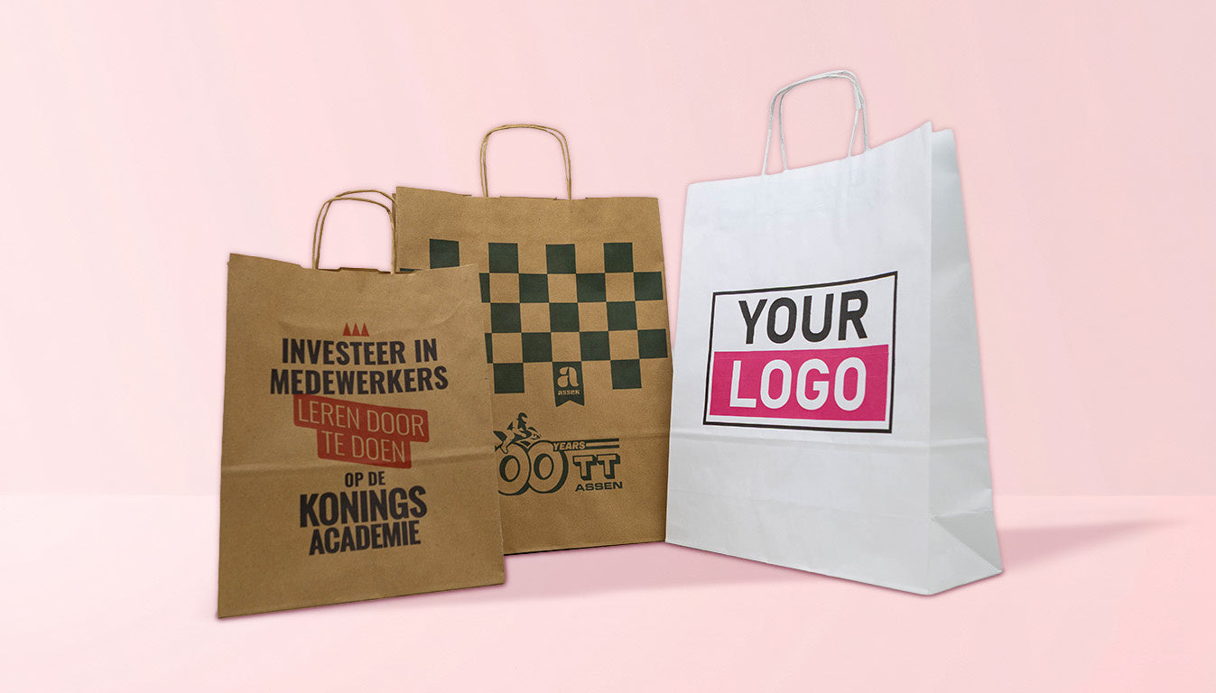 Basic papieren tassen bedrukken
