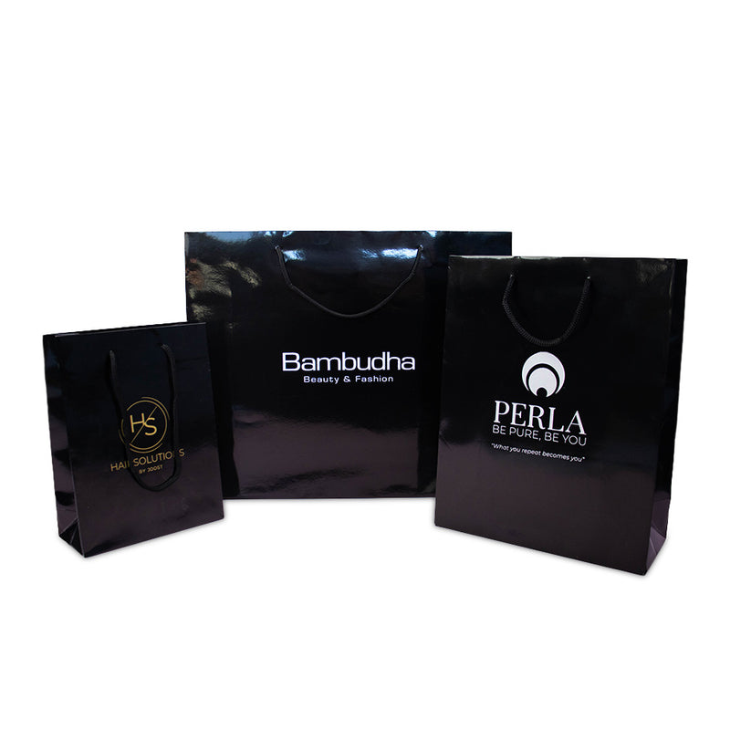 Cadeautasje bedrukken Zwart A5