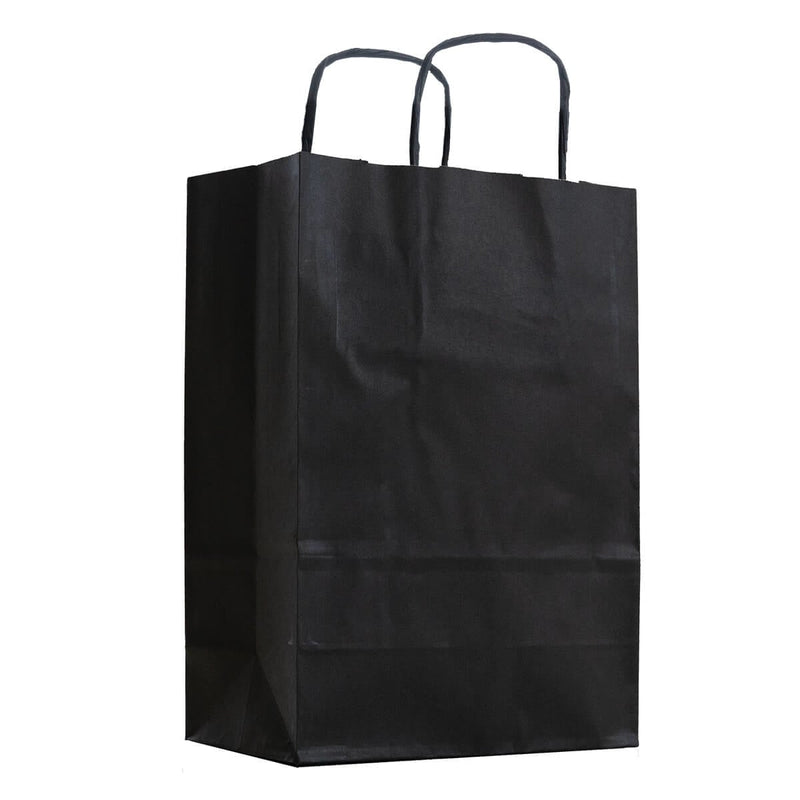 50x Papieren tassen 32+12x41cm met gedraaid handvat