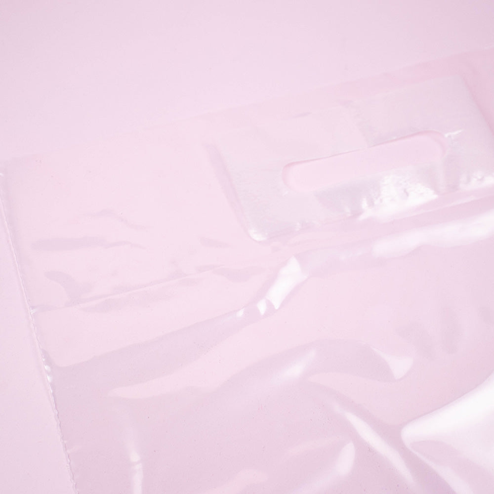 250x Plastic tassen 37x44+2x4cm Transparant