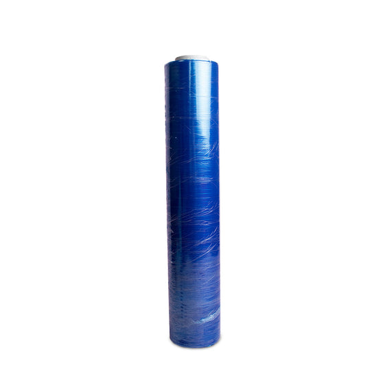 Wikkelfolie transparant 50cm x 290mtr 17my blauw