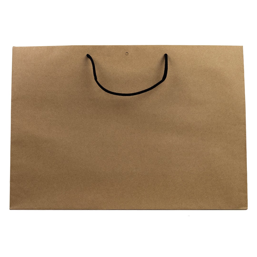 10x cadeautasjes Bruin Extra groot