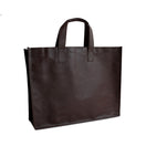 10x Shopper Bruin non woven 42x12x35cm