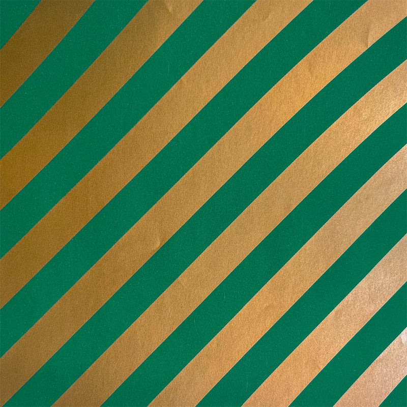 Inpakpapier Forest Gold Stripe 50cm x 200mtr