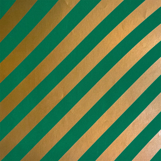 Inpakpapier Forest Gold Stripe 30cm x 200mtr