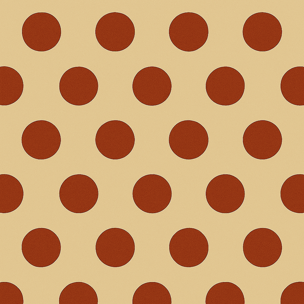 Inpakpapier Rusty Dots 50cm x 200mtr