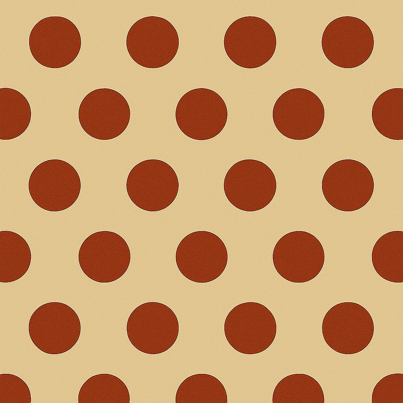 Inpakpapier Rusty Dots 50cm x 200mtr