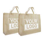 Shopper bedrukken Beige non woven 54x14x45cm - Spoed