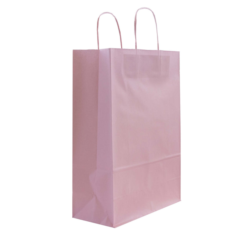 50x Papieren tassen Zacht Roze in verschillende formaten