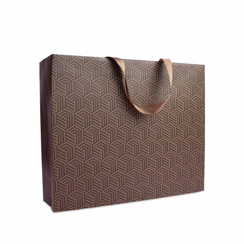 Luxe papieren tas bedrukken 42x12x35cm