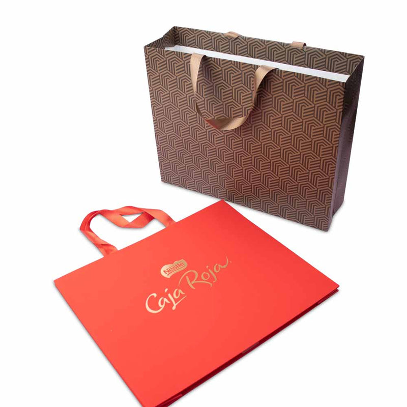 Luxe papieren tas bedrukken 42x12x35cm