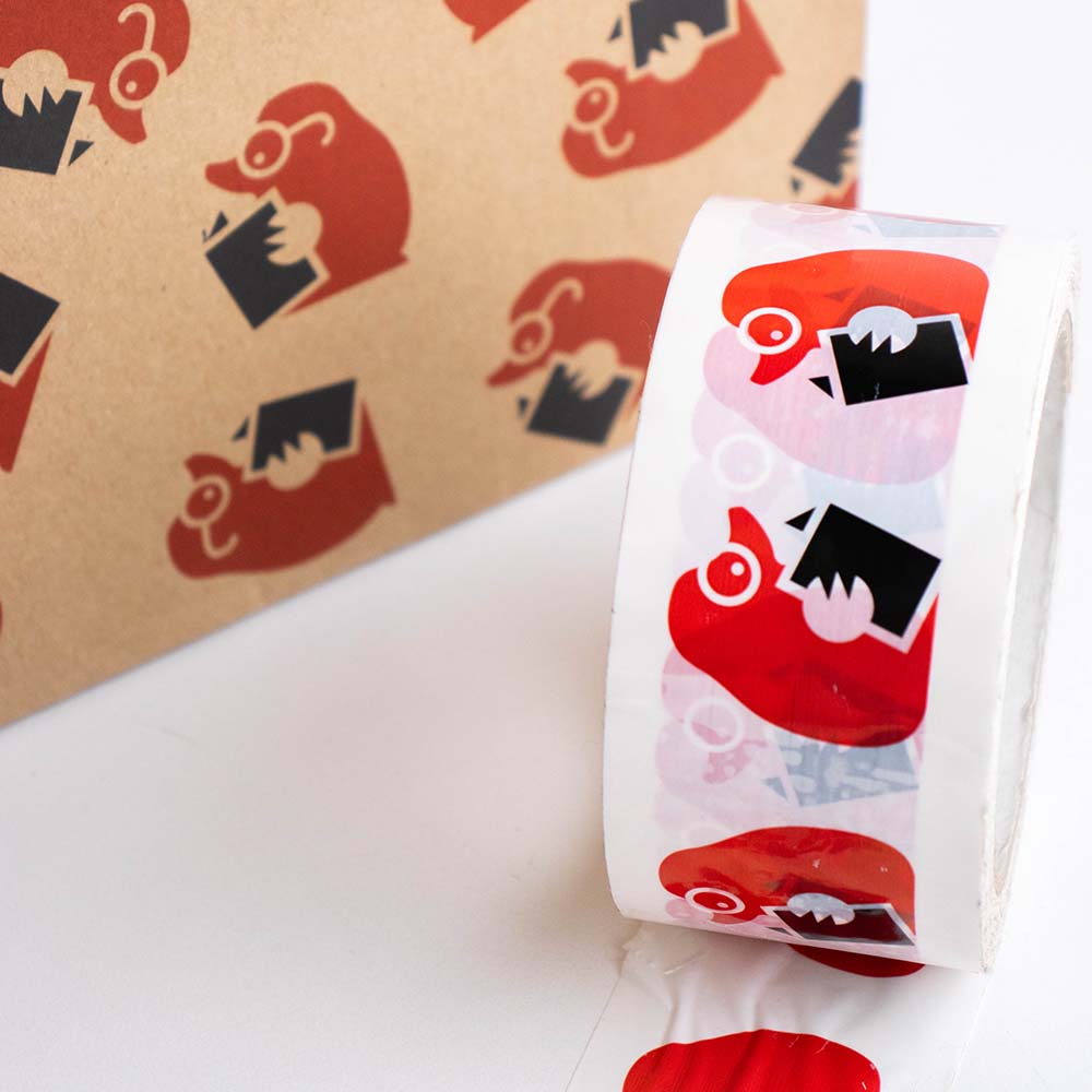 PP Acryl tape 2 kleuren bedrukt
