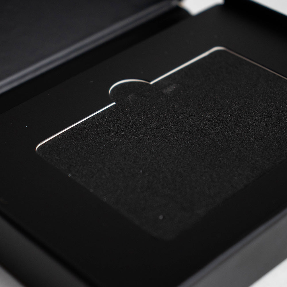 Geschenkdoos zwart + giftcard inlay