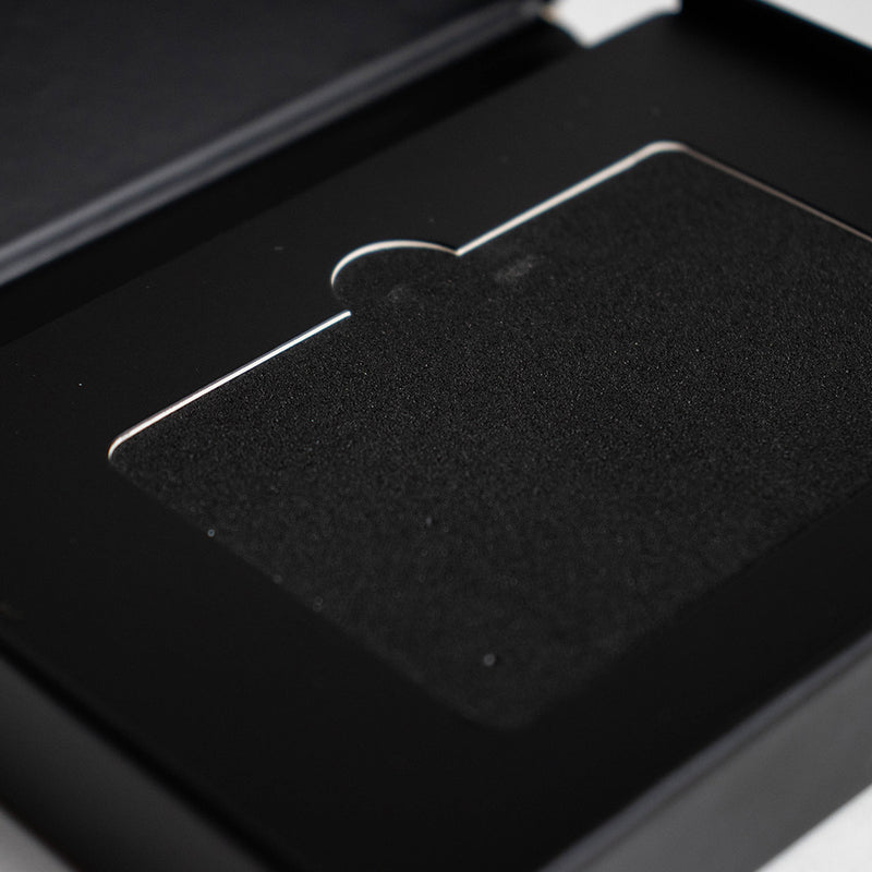 Geschenkdoos zwart + giftcard inlay