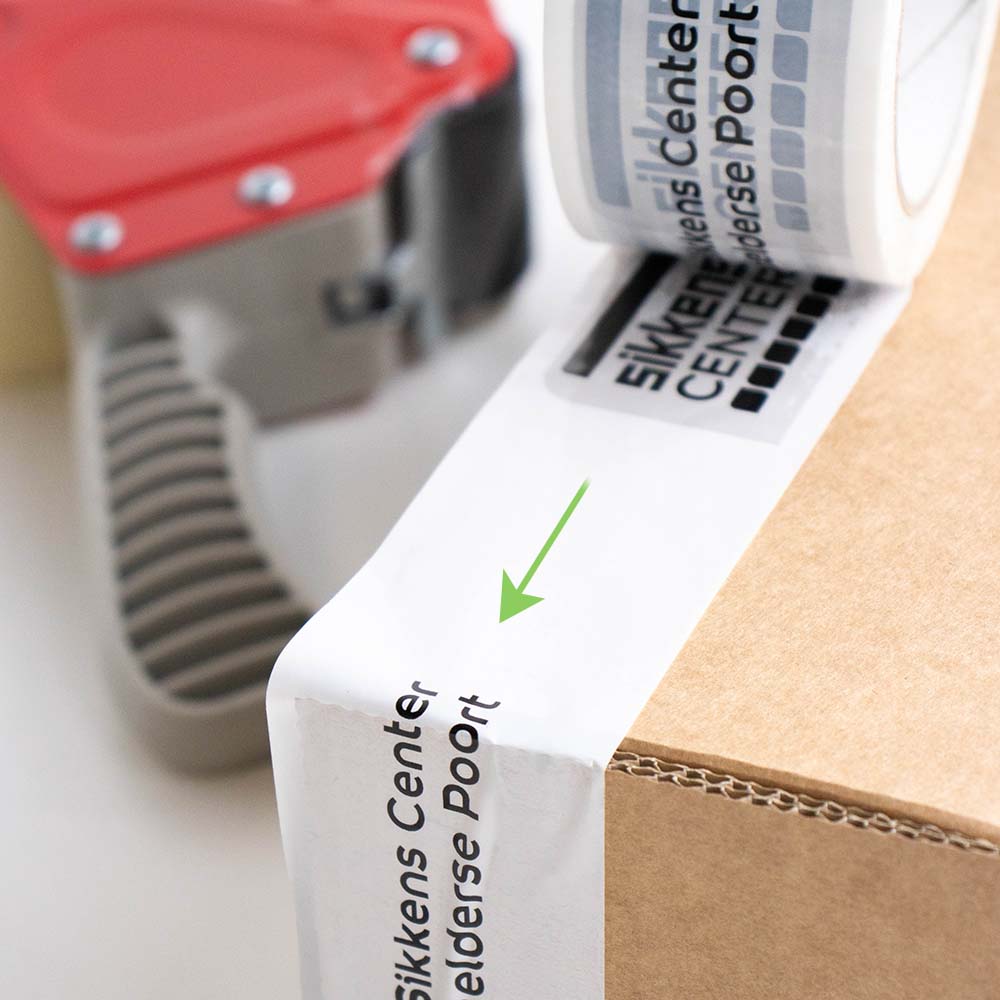 PVC tape 3  kleuren bedrukt