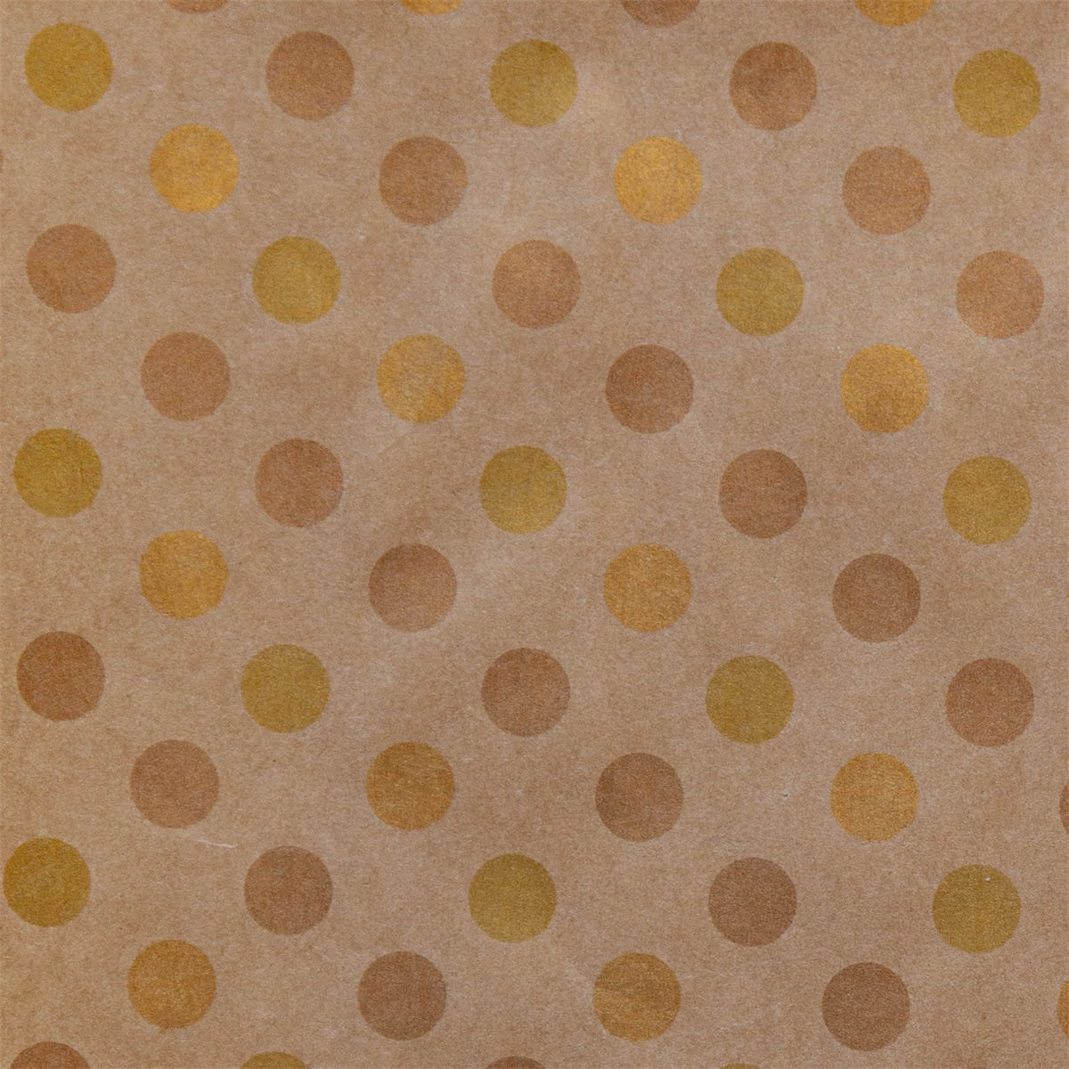 Inpakpapier Golden Dots 50cm x 200mtr