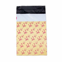 100x verzendzakken Bows Yellow Small
