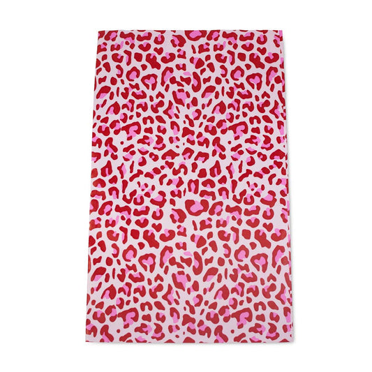 100x verzendzakken Leopard Pink Small