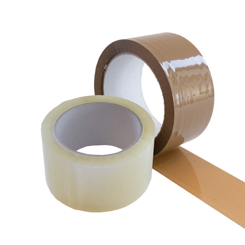 PP Acryl tape 48mmx66mtr Bruin