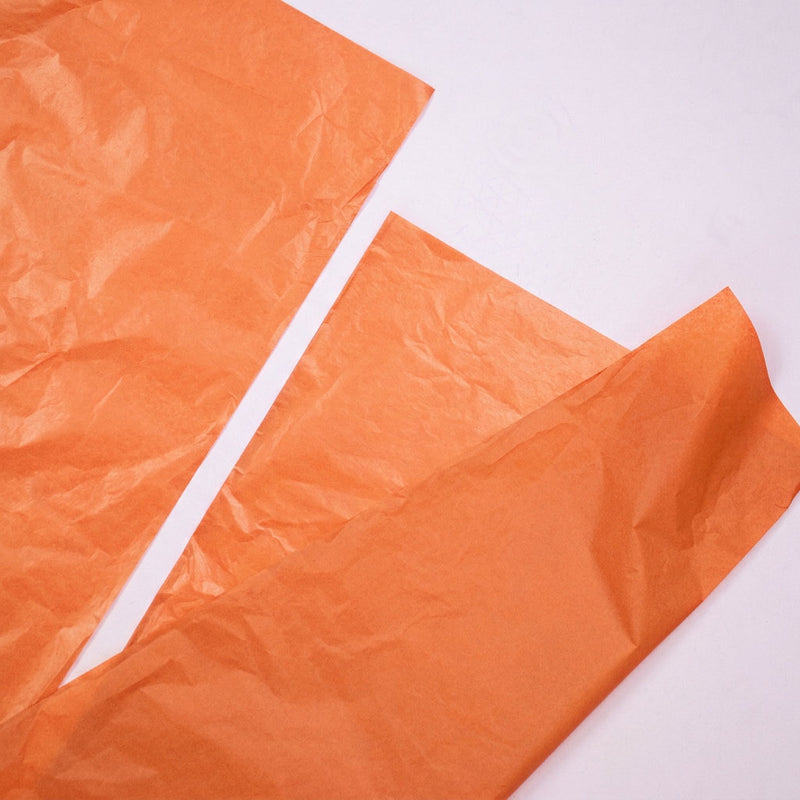 Zijdepapier gekleurd 50x70 cm oranje