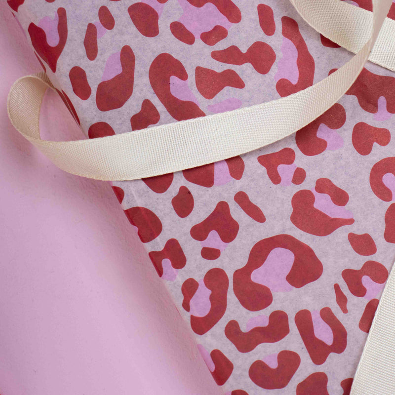 Vloeipapier 35x50cm Leopard Pink