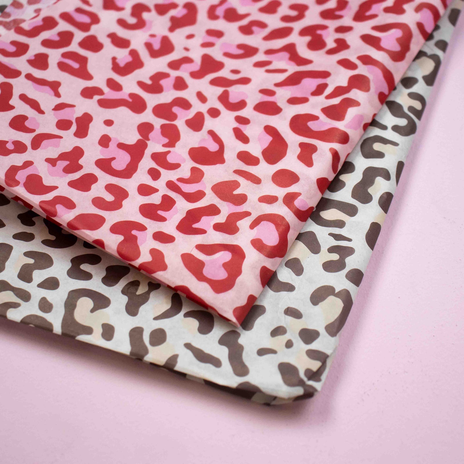Vloeipapier 35x50cm Leopard Pink