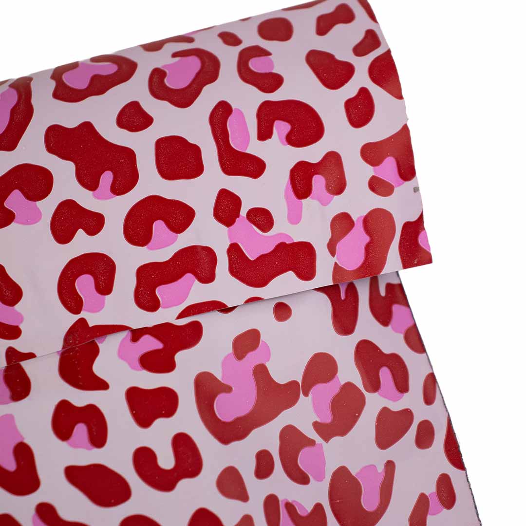 100x verzendzakken Leopard Pink Medium