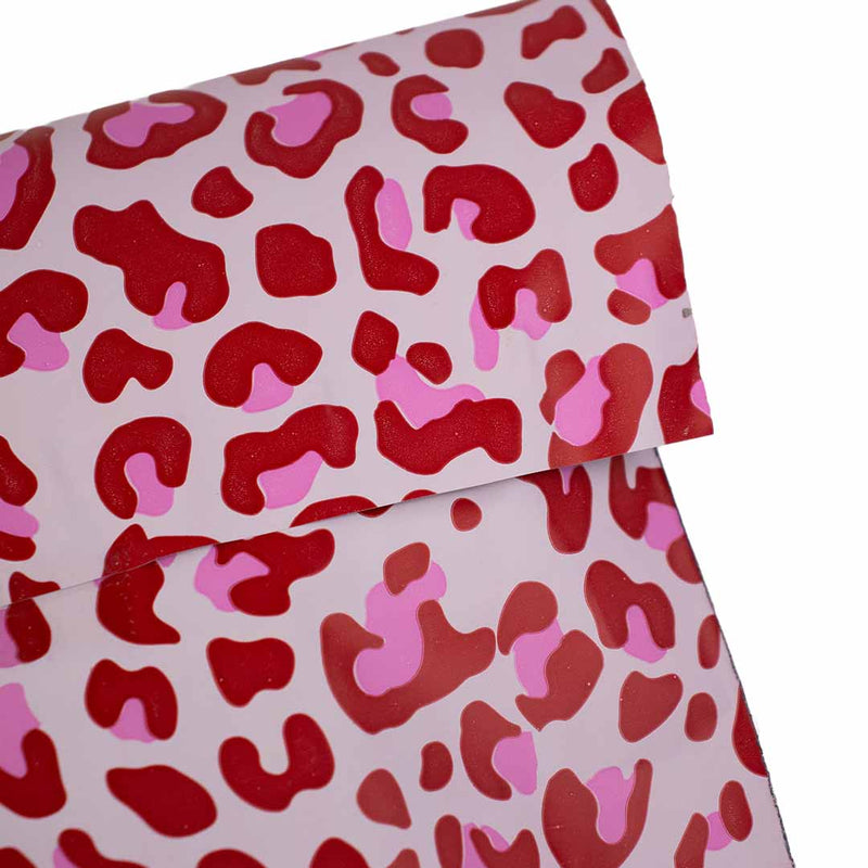 100x verzendzakken Leopard Pink Medium