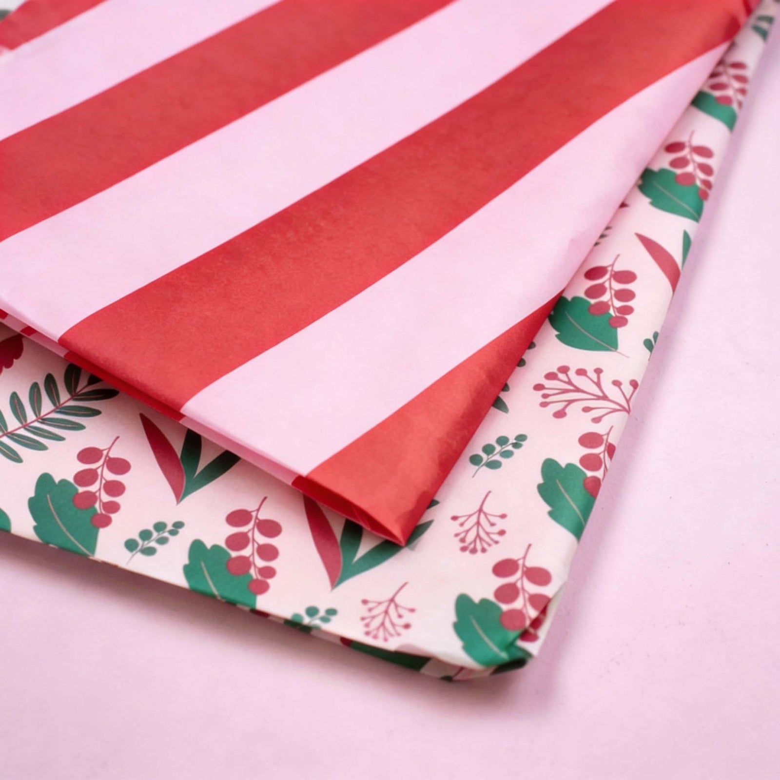 Vloeipapier 50x70cm Stripes Pink
