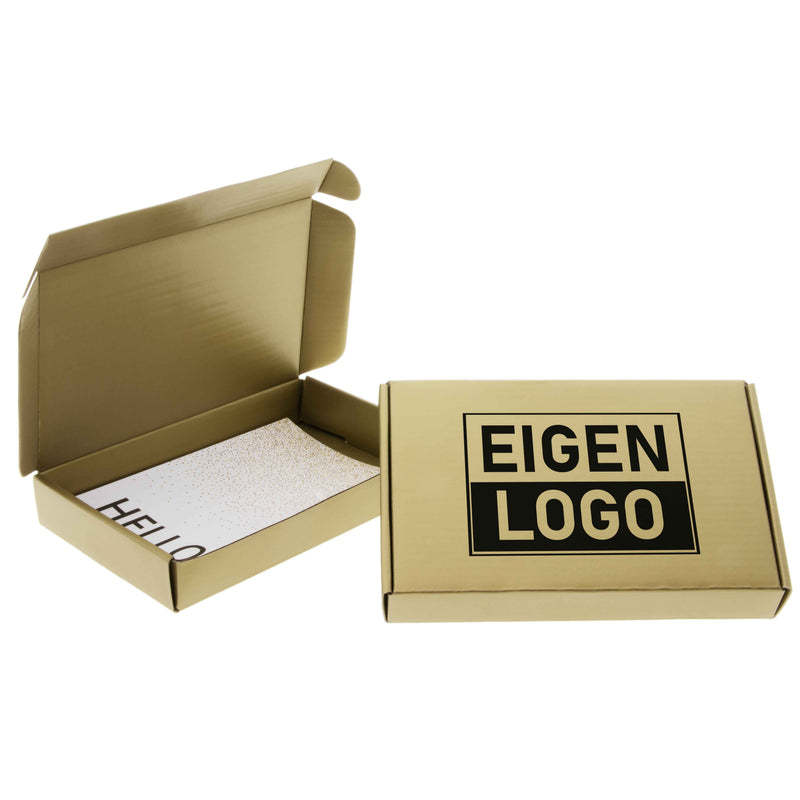 Brievenbusdozen bedrukken Goud A6