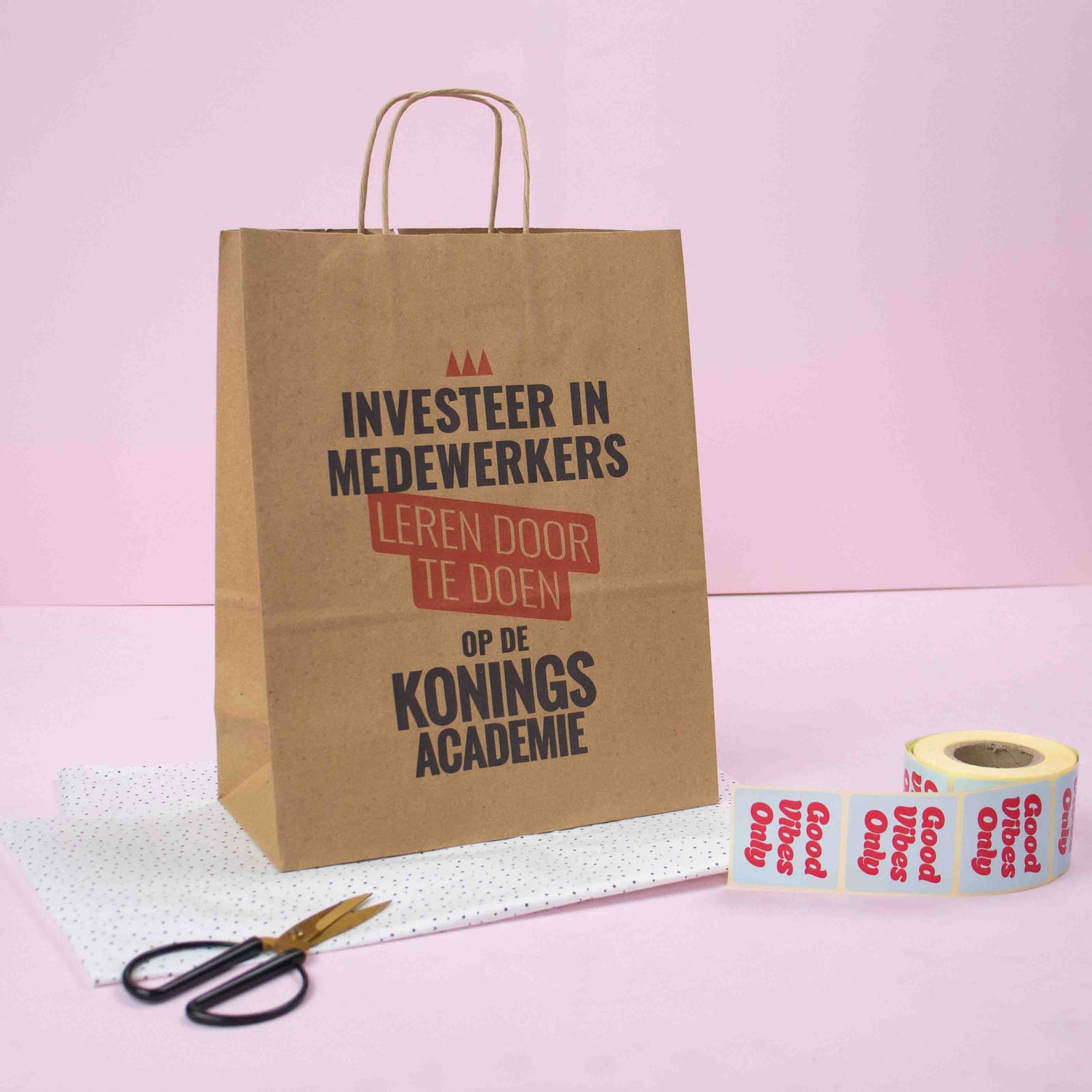 Papieren tassen A4 Bruin kraft bedrukken