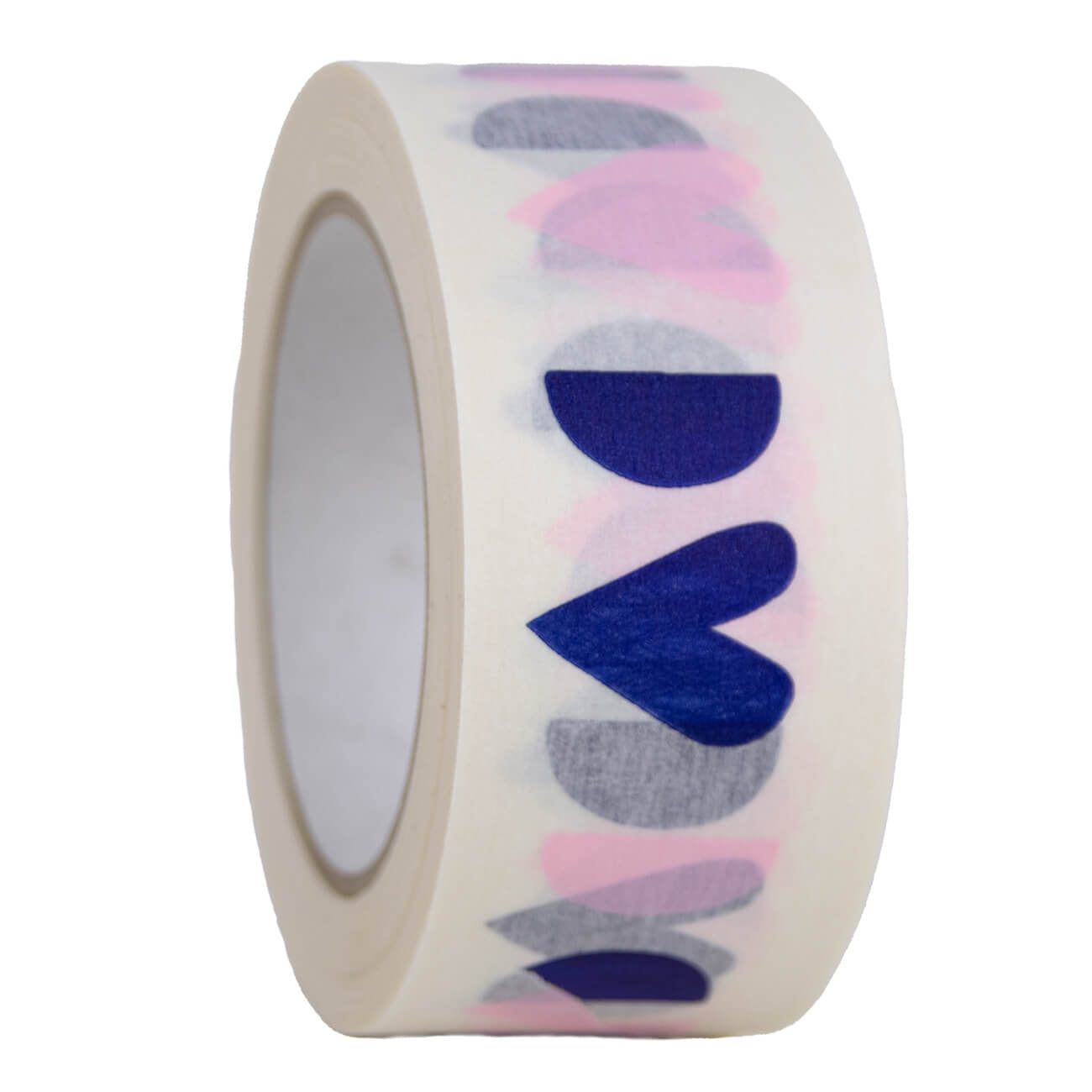 Papieren tape 'Happy Hearts' 50mmx50mtr