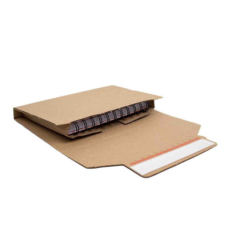 Boekverpakkingen bedrukken 370x290x20-75mm