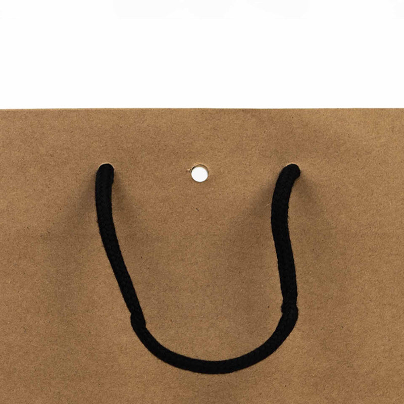 10x cadeautasjes Bruin A5