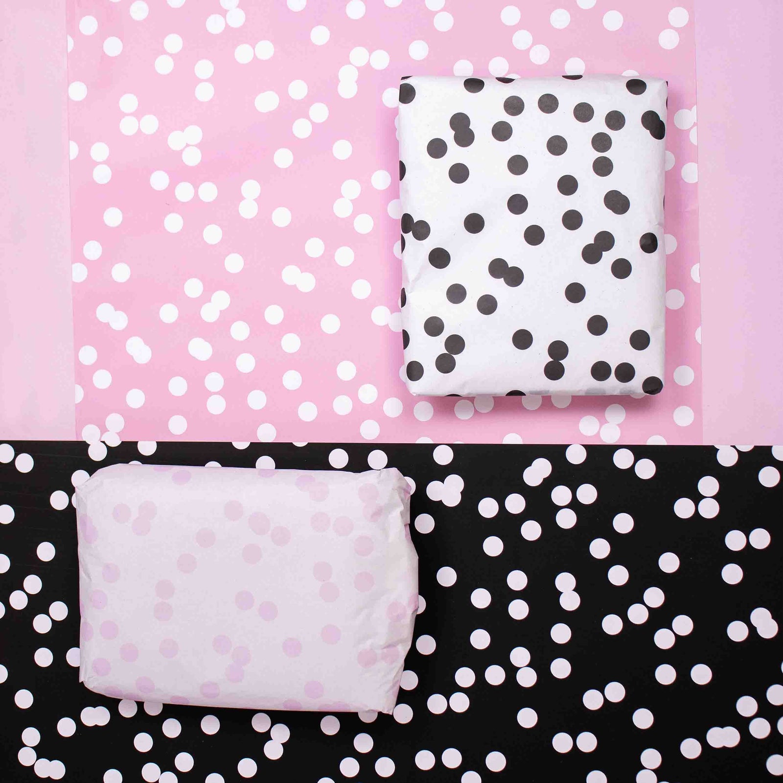 Inpakpapier Dots- 30cm x 100mtr