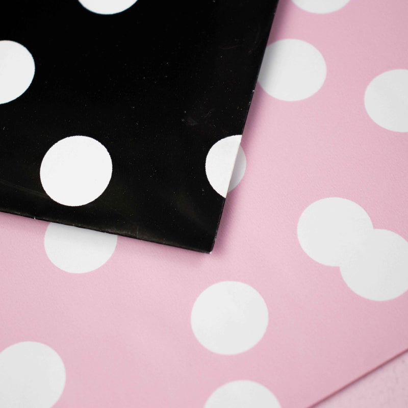 200x Papieren Zakjes Dots 7x13cm
