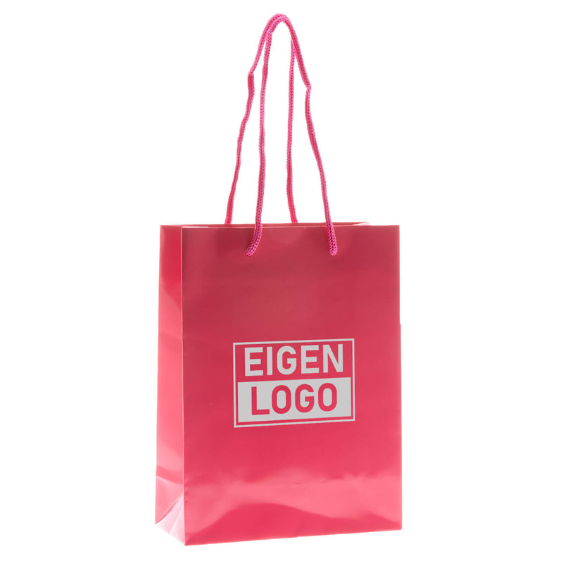 Cadeautasje bedrukken Fuchsia A5