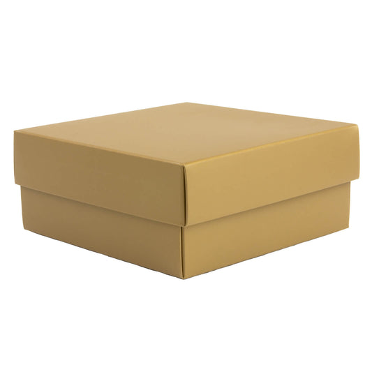 20x Geschenkdoos Mat Goud 125x125x55mm