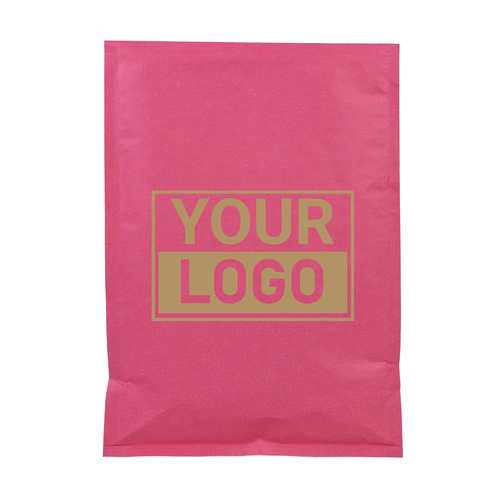 Roze bubbel envelop G bedrukken